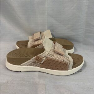 Coface Orthotic Cream Slide Sandal Sole with Size Marking